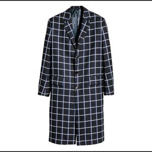 H&M Studio Collection SS18 Checked Long Coat